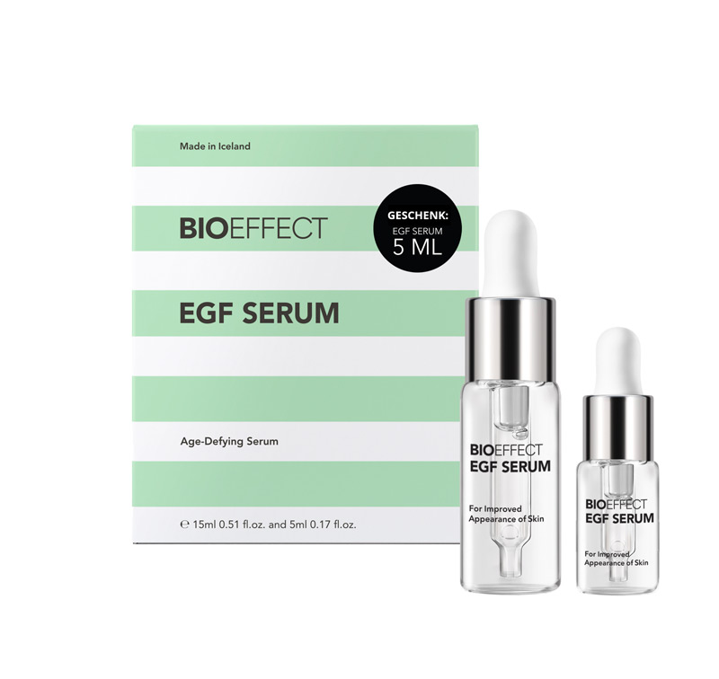 EGF Serum 15 ml + 5 ml Reisegröße im Wert von € 54,- als Geschenk